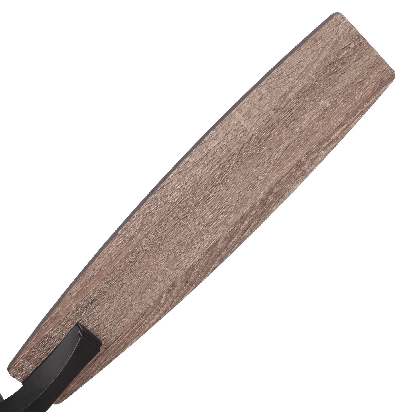 Ventilateur de plafond décoratif industriel en verre grainé noir de 52 pouces avec télécommande et kit d'éclairage