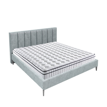 Assemblé aux États-Unis - Matelas hybride 12 Diamond à ressorts ensachés et mousse à mémoire de forme Cool Gel