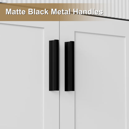 Ensemble de meuble-lavabo Wavy Line 30/36/48 avec lavabo et robinet