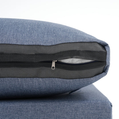 Ensemble de sièges d'extérieur sectionnels pour 6 personnes avec coussins