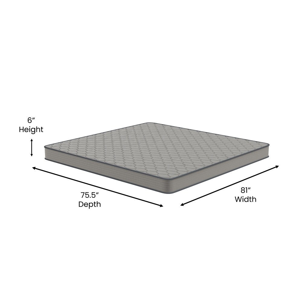 Matelas hybride à ressorts et plateau moyen
