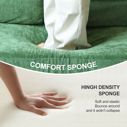 Canapé-lit convertible rembourré 70,87 $, fauteuil convertible, canapé de sol confortable pour salon, chambre, tissu chenille