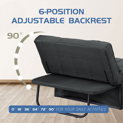 Canapé-lit convertible, canapé-lit, fauteuil inclinable, ottoman, pliable, pour salon