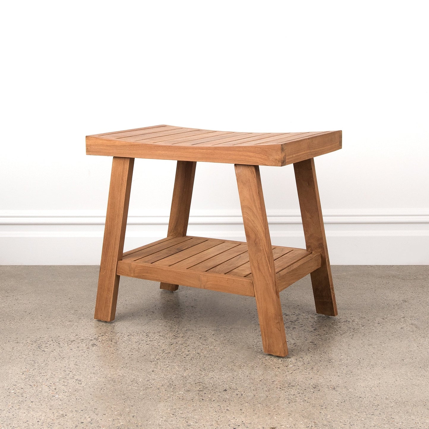 Table/banc de douche en teck indonésien Aurora Home