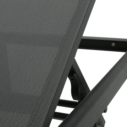 Chaise longue d'extérieur en aluminium Cape Coral (lot de 2) par Christopher Knight Home - 77,56 po x 25,20 po x 11,80 po