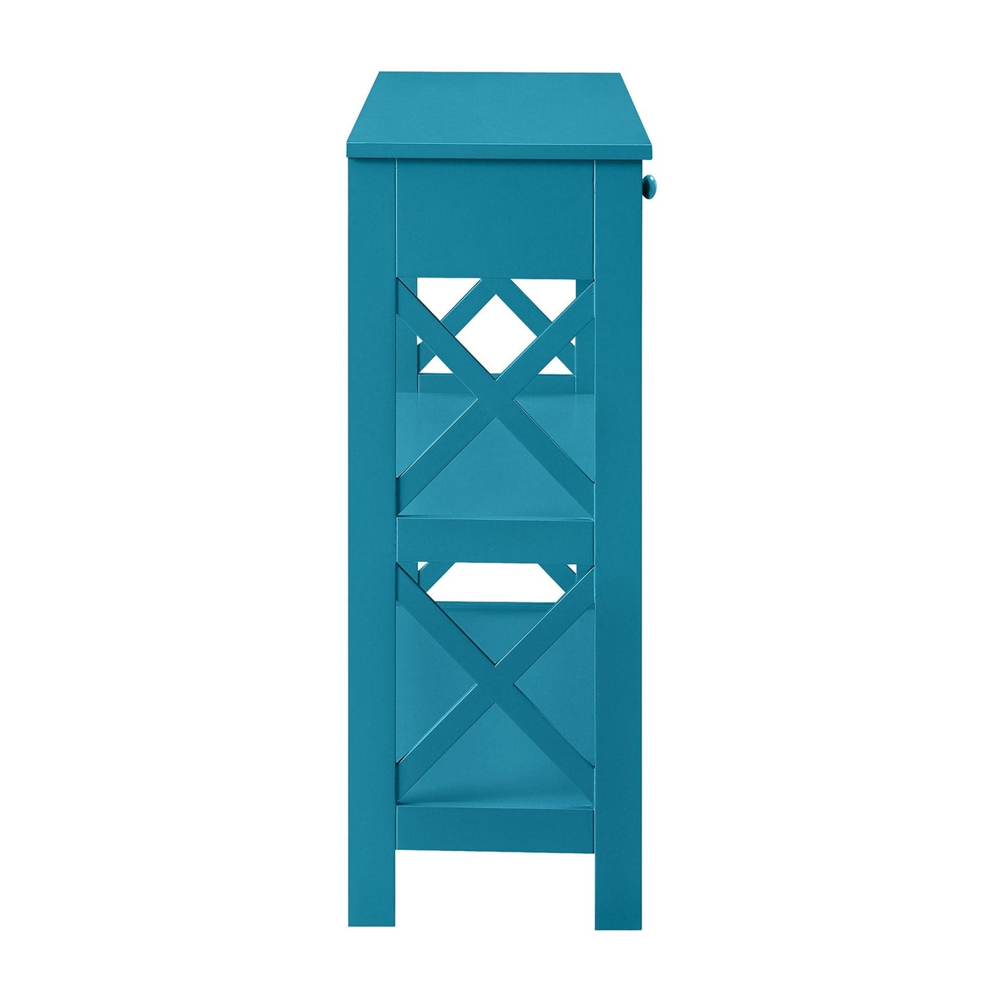 Console Oxford à 1 tiroir avec étagères Convenience Concepts