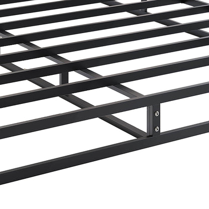 Sommier à ressorts en métal CraftPorch de 5 pouces avec housse en lin gris chaud