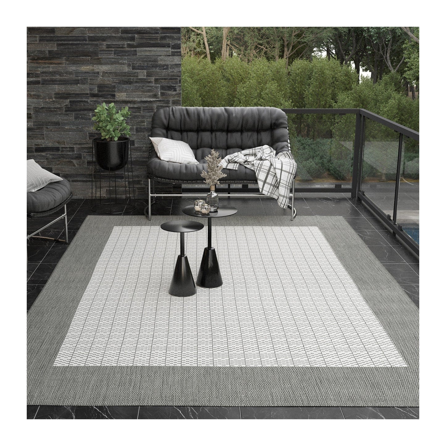Dream Decor Rugs Pergola Quad Indoor Outdoor Area Rug