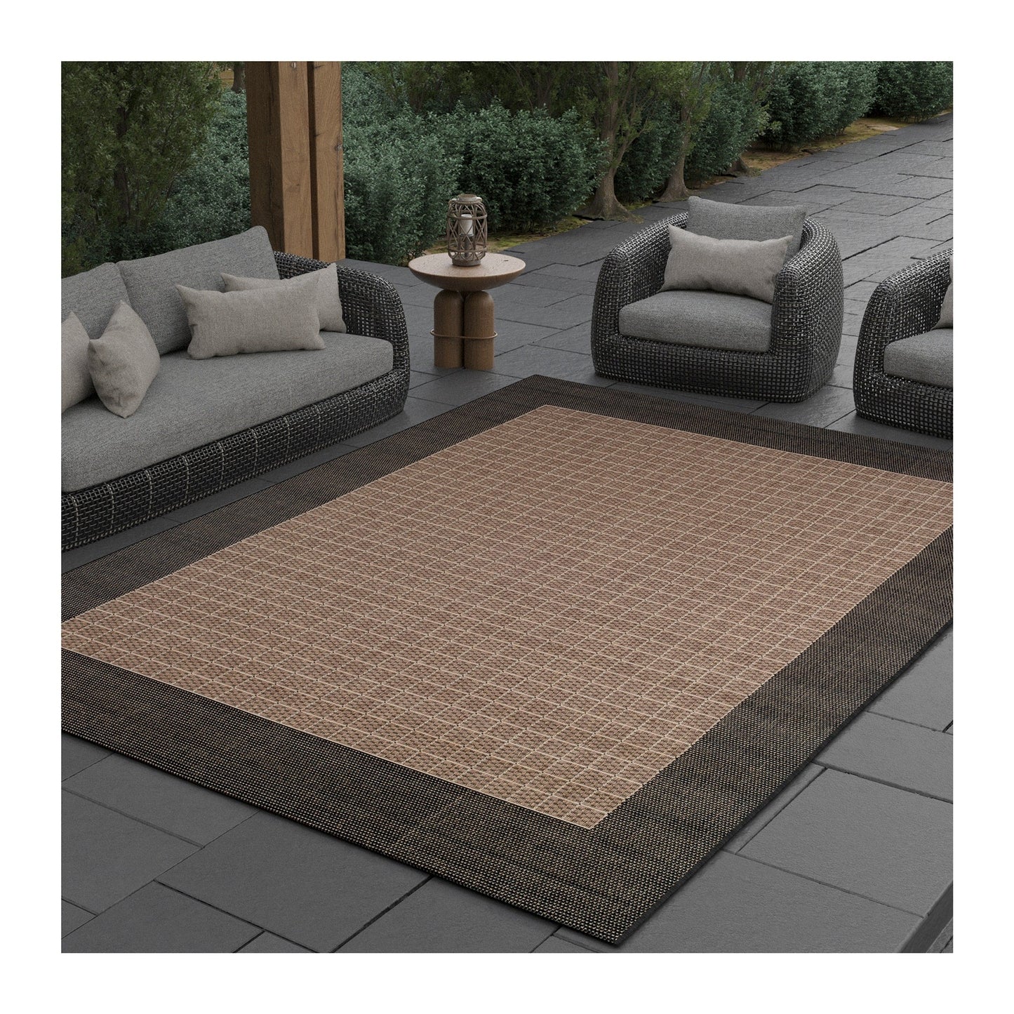 Dream Decor Rugs Pergola Quad Indoor Outdoor Area Rug
