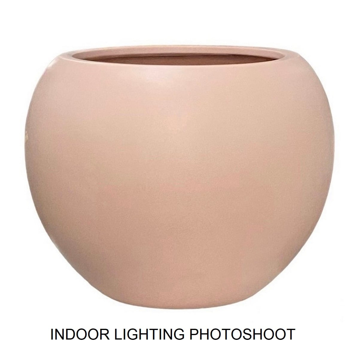 DreamPatio Riverside Fiberstone Modern Sphere Planter for Indoor/Outdoor