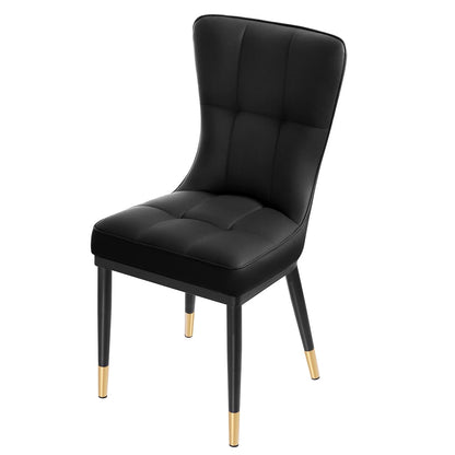 Lot de 2/4 chaises de salle à manger rembourrées en similicuir