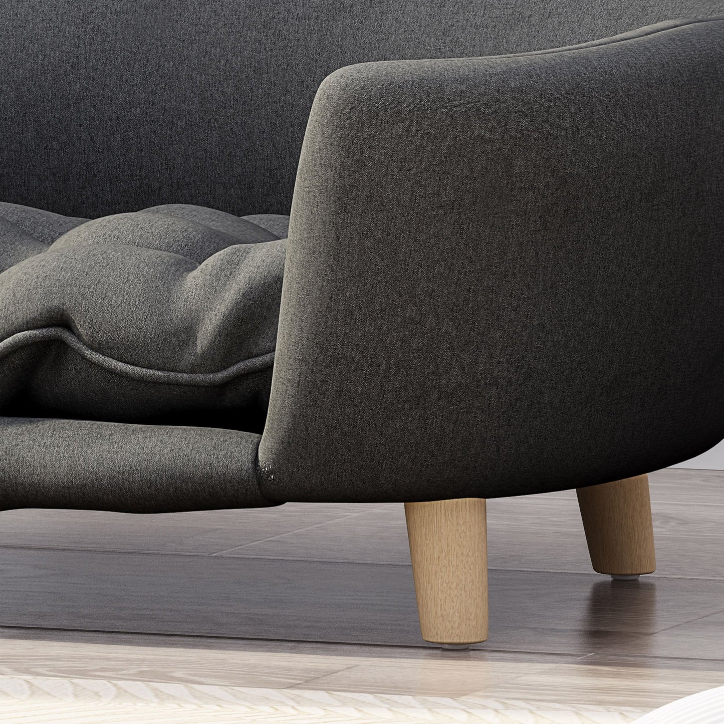 Lit pour animal de compagnie en tissu Ferncliffe Mid-Century par Christopher Knight Home