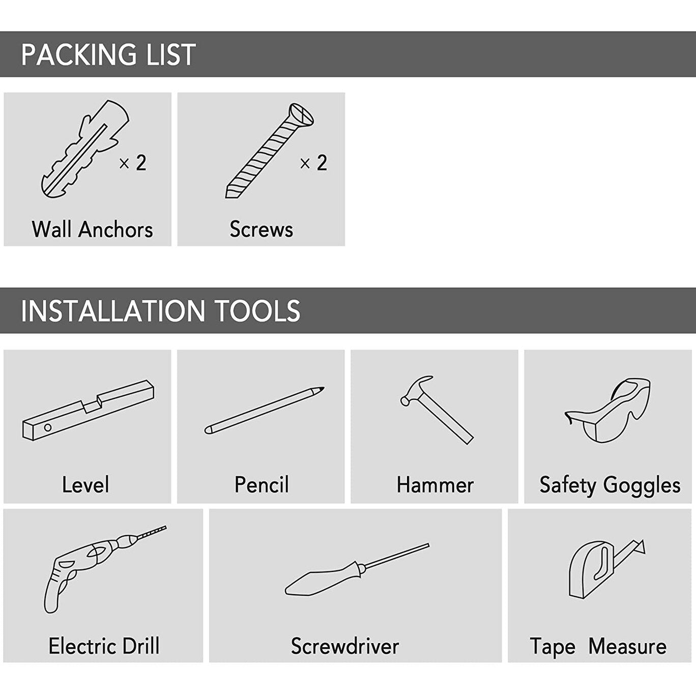 Miroir pleine longueur Grand miroir mural Miroir intégral