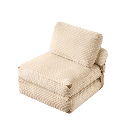 Canapé-lit pliant moderne en velours côtelé HOOOWOOO