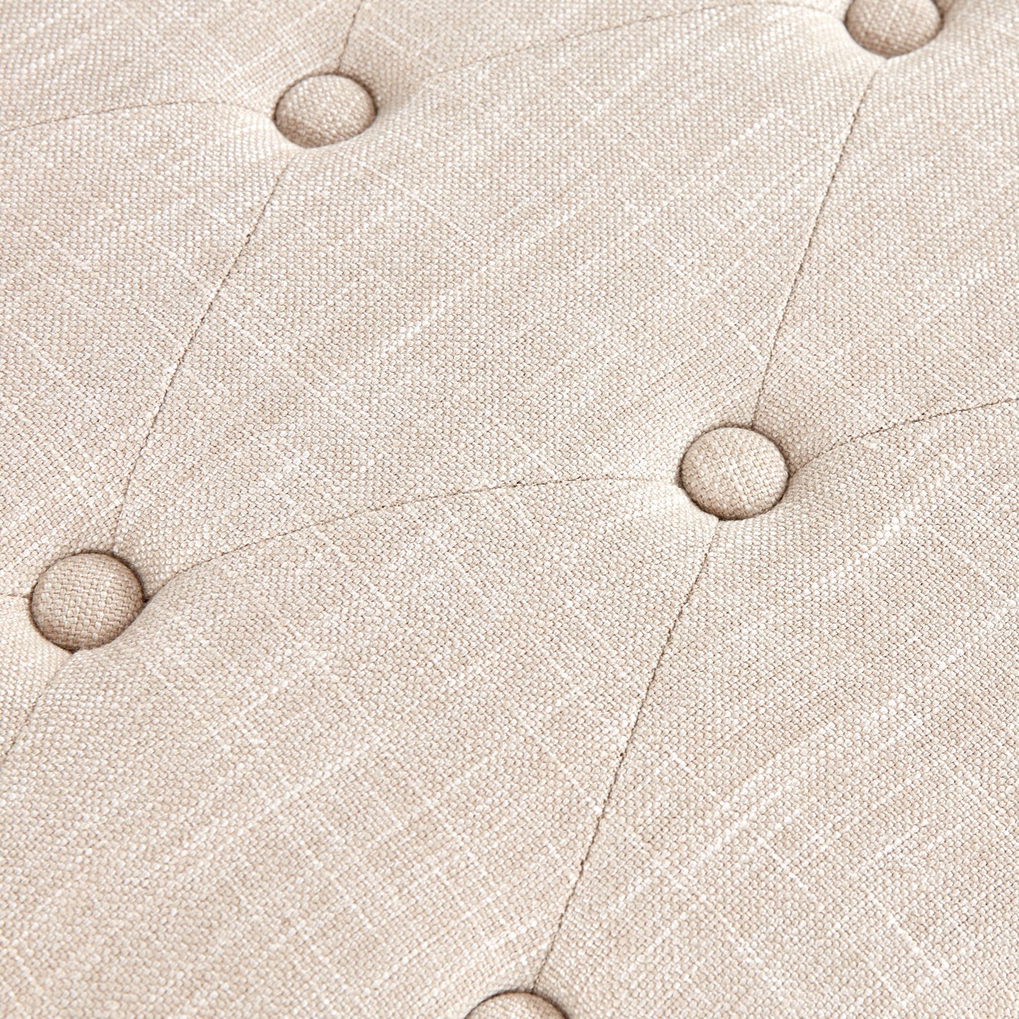 Banc à chaussures d'entrée, banc de rangement en tissu et bois massif, banc rembourré de 43 pouces pour salon et chambres