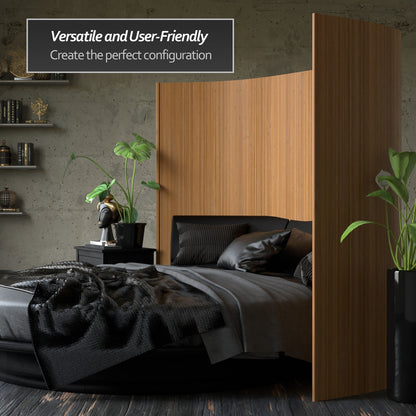 Paravent en bambou fait main de 6 pieds (Chine)