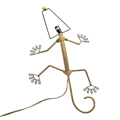 Eangee Handmade Gecko Wall Lamp Combo, Cocoa Leaves Shade, 16 x 7 x 24 in. - 16 x 7 x 24