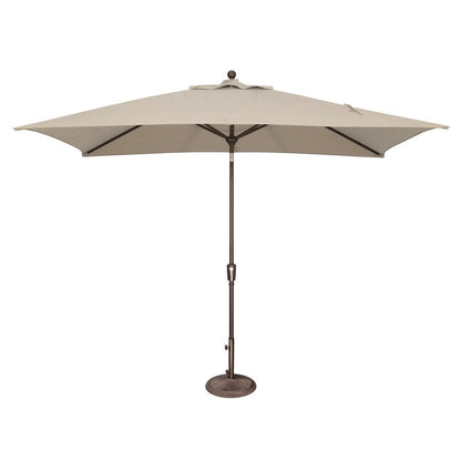 Parasol inclinable rectangulaire à bouton-poussoir SimplyShade Catalina de 10 pieds