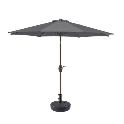 Parasol de patio Holme de 9 pieds et support de base