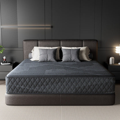 Matelas hybride en mousse à mémoire de forme SweDrea Plush 8/12 po, respirant et rafraîchissant, certifié CertiPUR-US, SGS et OEKO-TEX