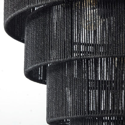 Suspension bohème KAWOTI largeur 26, 5 lumières, 4 niveaux