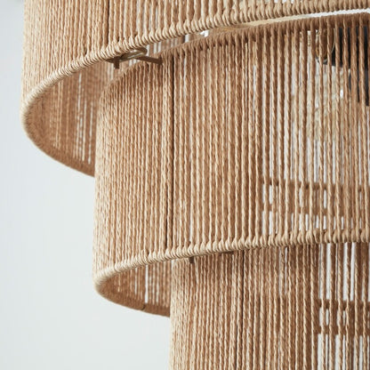 Suspension bohème KAWOTI largeur 26, 5 lumières, 4 niveaux