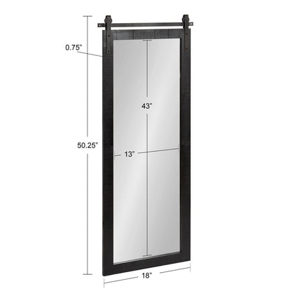 Miroir mural rectangulaire rustique Kate et Laurel Cates