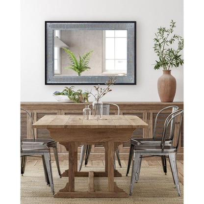 Miroir mural en bois et métal Kate et Laurel Deely