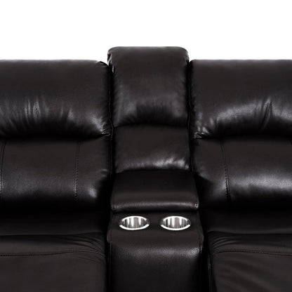 Collection de canapés inclinables manuels en cuir pour salon Meubles inclinables en cuir pour la maison, le bureau et le salon