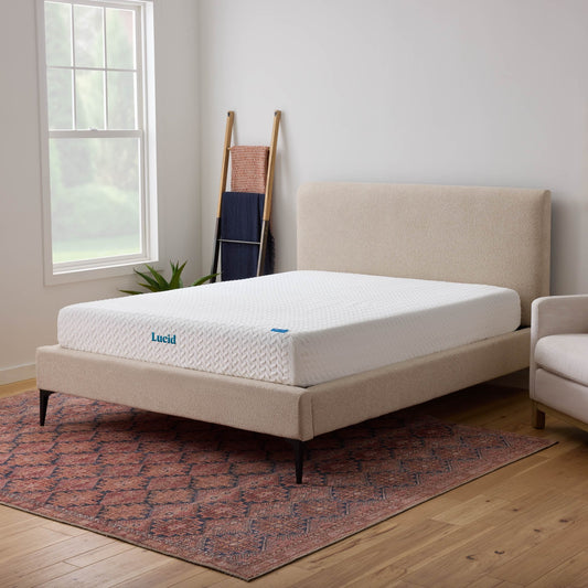 Matelas Lucid en mousse à mémoire de forme de luxe de 10 pouces