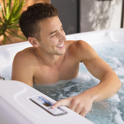 Spa Lifesmart LS450DX 7 personnes 22 jets 110 V Plug and Play avec cascade