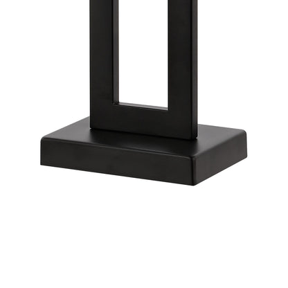 Lampe de table LED industrielle vintage Lucie 28,5 cm avec chaînette et port de chargement USB (lot de 2) par JONATHAN Y