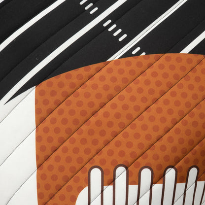 Couette surdimensionnée réversible pour enfants Lush Decor à motif de football américain
