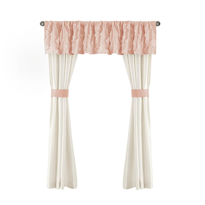 Madison Park Essentials Loretta 24 pièces dans un sac avec panneaux de fenêtre et ensemble de draps