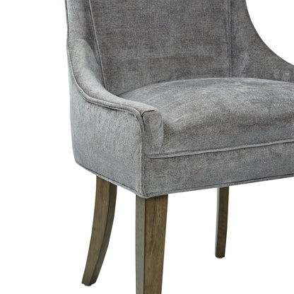 Chaises de salle à manger rembourrées Madison Park Signature Ultra avec pieds en bois (lot de 2) - N/A