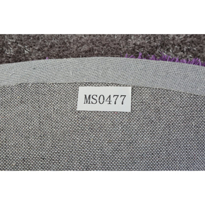 Tapis à poils longs Mateos au design abstrait