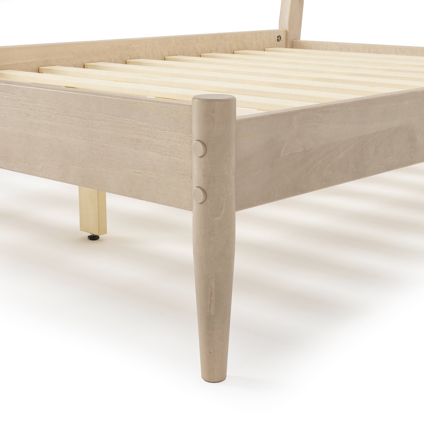 Lit à panneaux du milieu du siècle