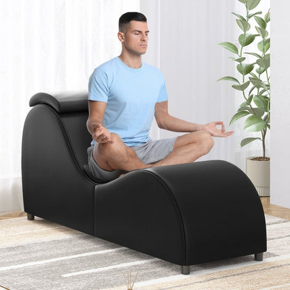 Chaise de yoga d'intérieur Mixoy, chaise longue de yoga incurvée pour adultes, étirements, exercice, détente