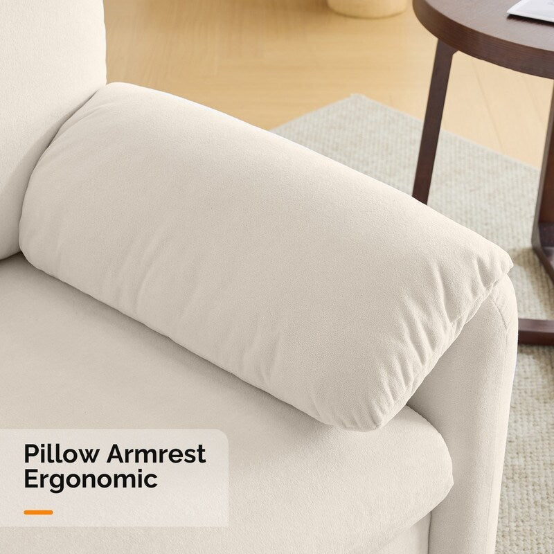 Fauteuil d'appoint moderne à oreilles d'éléphant, siège confortable pour salon et chambre