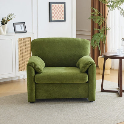 Fauteuil d'appoint moderne à oreilles d'éléphant, siège confortable pour salon et chambre