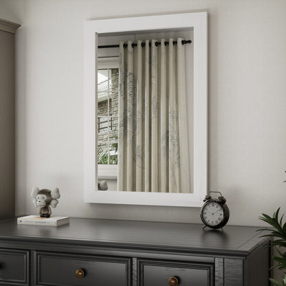 Miroirs muraux modernes, miroir rectangulaire à cadre en bois, miroir de salle de bain, miroir de style grange, miroir de porte de grange disponible en plusieurs tailles