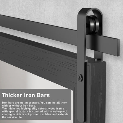 Miroirs muraux modernes, miroir rectangulaire à cadre en bois, miroir de salle de bain, miroir de style grange, miroir de porte de grange disponible en plusieurs tailles