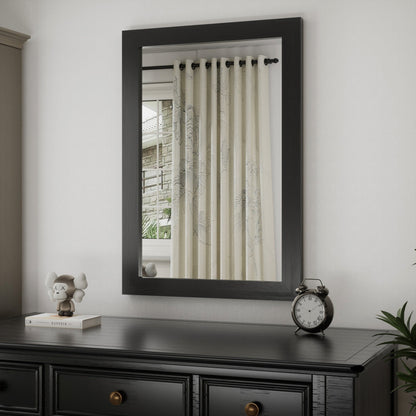 Miroirs muraux modernes, miroir rectangulaire à cadre en bois, miroir de salle de bain, miroir de style grange, miroir de porte de grange disponible en plusieurs tailles