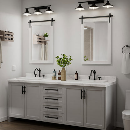 Miroirs muraux modernes, miroir rectangulaire à cadre en bois, miroir de salle de bain, miroir de style grange, miroir de porte de grange disponible en plusieurs tailles