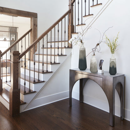 Vases en métal multicolores ombrés (lot de 3)