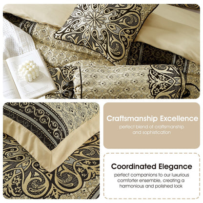 Nanshing Prince 7 Piece Elegant Medallion Comforter Set