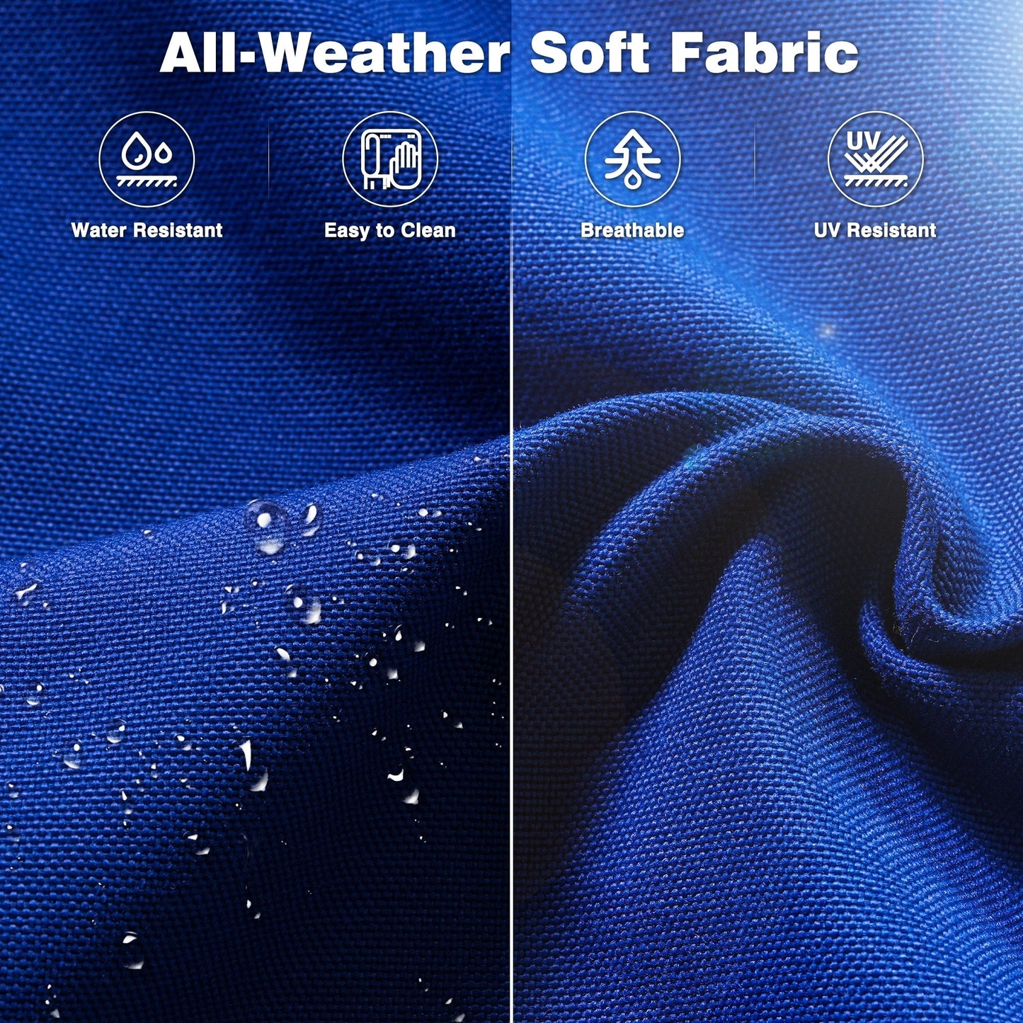 Ensemble de 8 chaises pivotantes en osier pour patio OVIOS