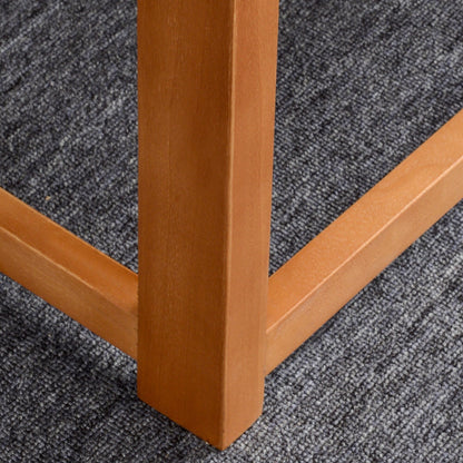 Ensemble de meubles de jardin Outsunny 5 pièces en L, canapé d'extérieur en bois, gris