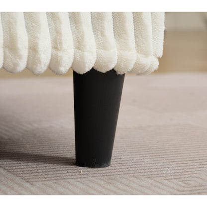 Canapé-lit surdimensionné en velours côtelé moelleux et réglable