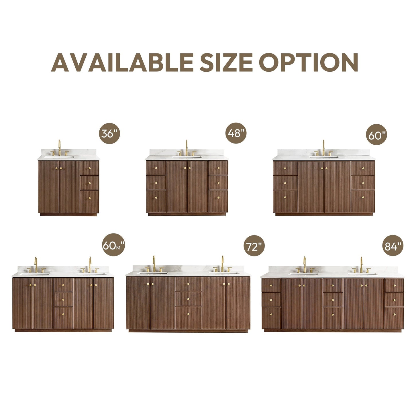 Meuble-lavabo Oza avec dessus en pierre de quartz sans miroir